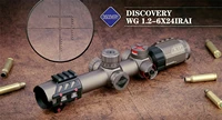 2021 new discovery compact scope wg 1 2 6x24 irai hunting riflescope 30mm tube tactical telescope for outdoor shooting sight