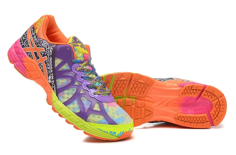 Asics Gel-Noosa TRI9 женская обувь дышащая устойчивая обувь для бега уличная теннисная обувь Hongniu
