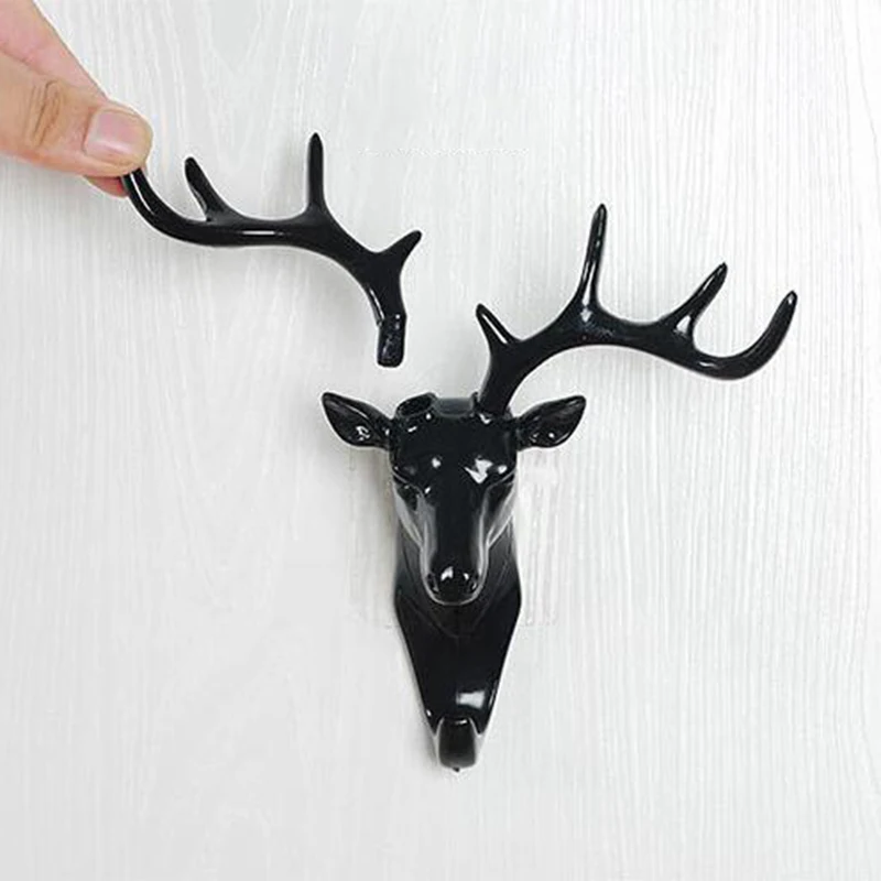 

Deer Antlers Animal Hanger Holder Wall Hook Hook Decor Coat Hat Key Hanging Gift