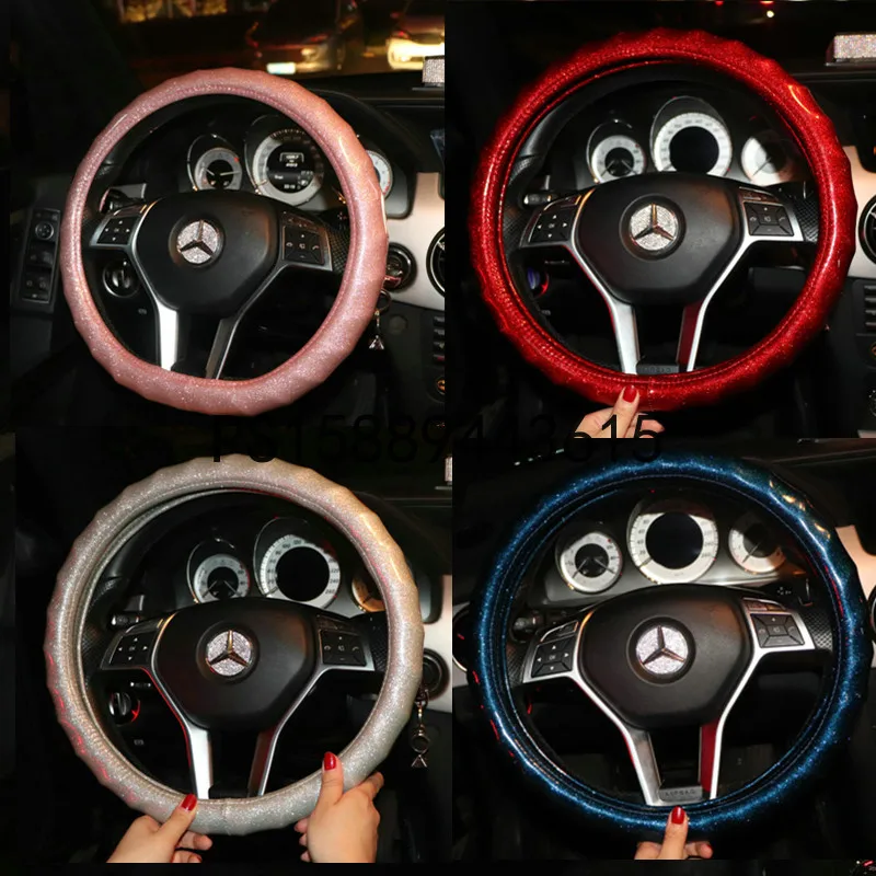 

GM Car Steering Wheel Cover Fluorescent Four Seasons General Lady Fashion Anti Slip New Pattern Interior