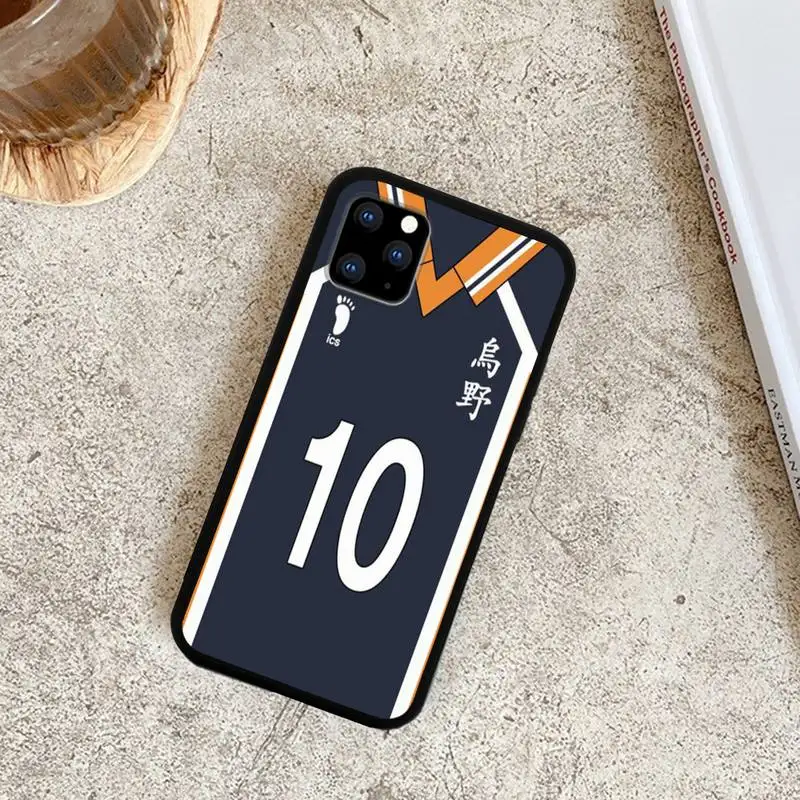 

cute Haikyuu Hinata Attacks Anime Phone Case For iPhone 6 7 8 Plus 11 12 ProMax X XR XS SE Max Back Cover