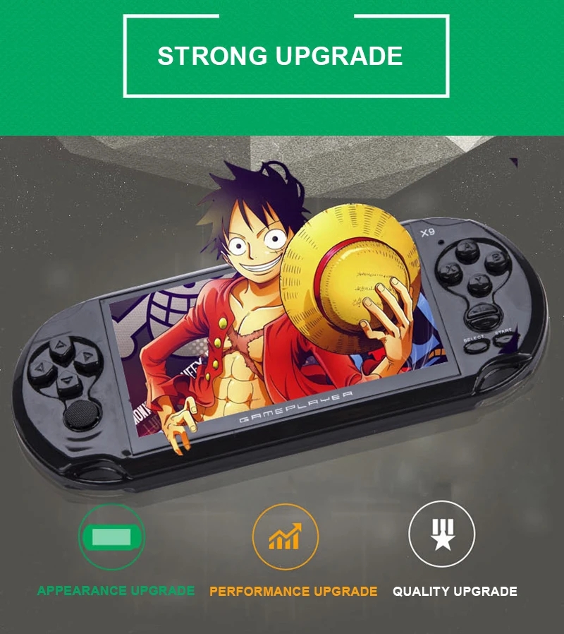 

Pop 8GB Handheld Game Players 5 Inch Portable Game Console MP4 Player X9 Game Player With Camera TV Out TF Video Free Download