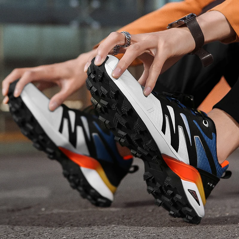 Beli Sepatu Pria Seri Solomon Sneakers Antiselip Tahan Air Tahan Ledakan Sepatu Olahraga Bersepeda Lari Hiking Untuk Pria 40-47