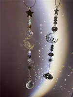crystal ball suncatcher moon and stars angel girls windows hanging decor home decorations rainbow makers gifts for friend
