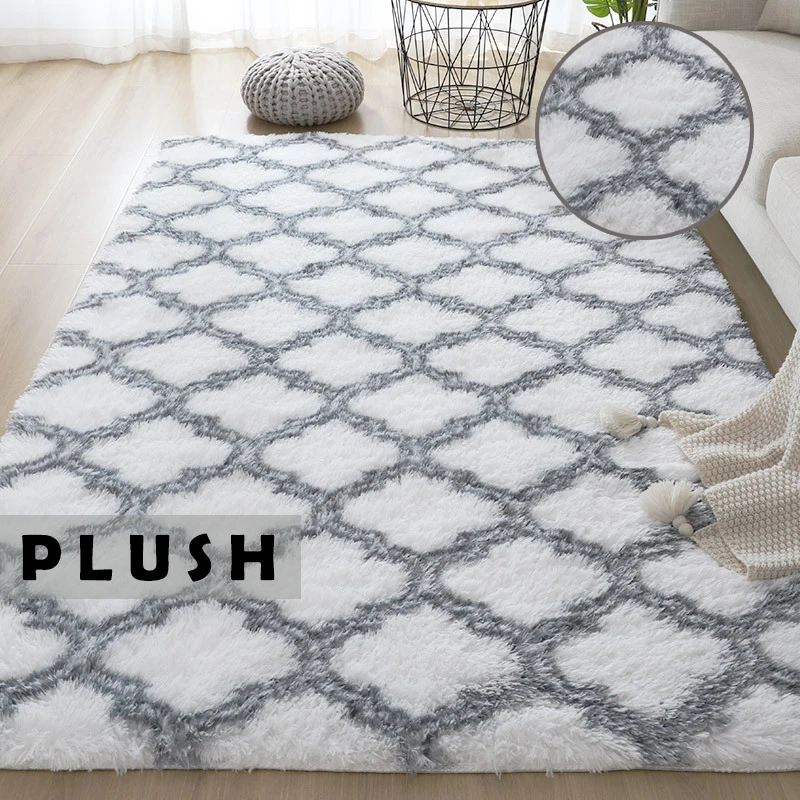 

Super SoftCarpet for Living Room Plush Rug Children Bed Room Fluffy Floor Carpets Window Bedside Home Decor Rugs Soft Velvet