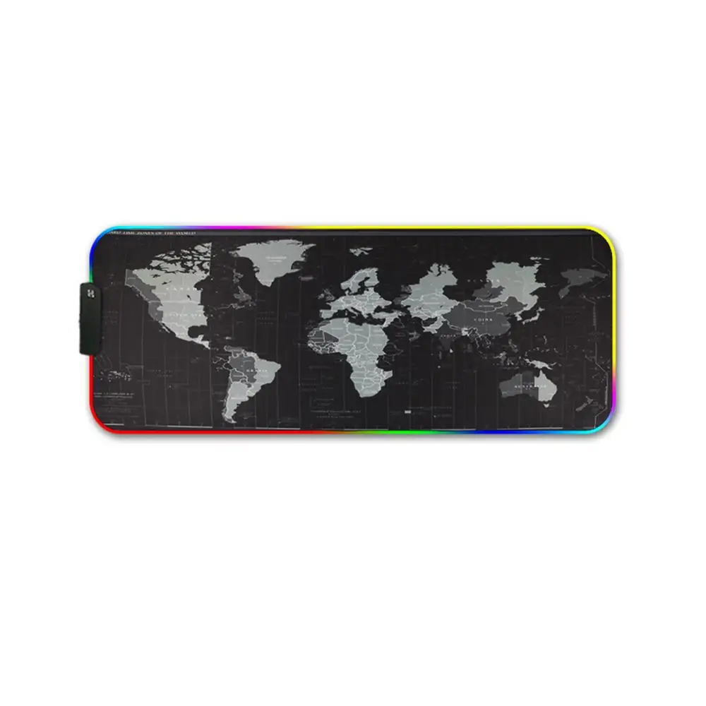 XGZ игровой коврик для мыши RGB большой коврик для мыши 80*30 см большой коврик для мыши Компьютерная светодиодная подсветка поверхность Padmause клавиатура Настольный коврик - Цвет: Type 6 Map