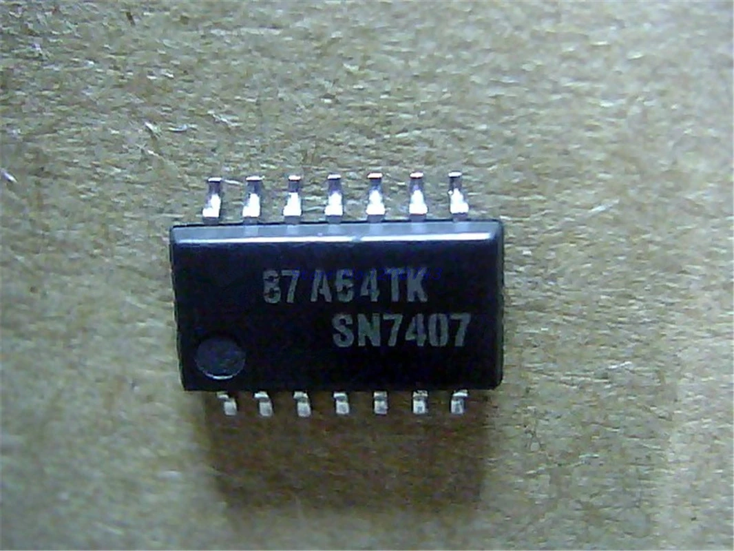 10 шт./лот 7407 SN7407DR SN7407 SOP-14 шестигранные Буферы/драйверы с открытым коллектором