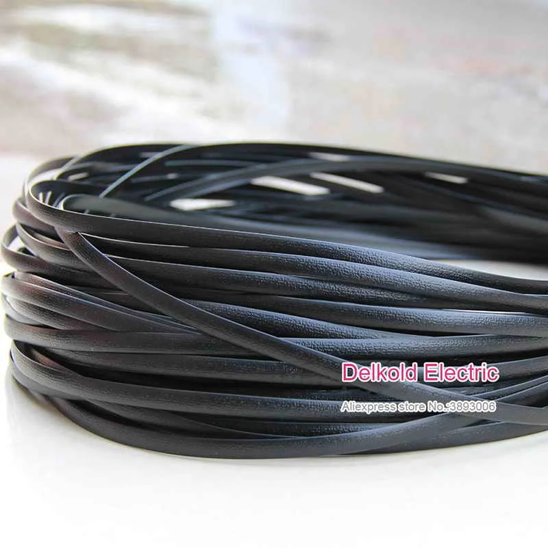 70Meters(500g) Width:8mm black Flat Synthetic Rattan Weaving Material Plastic Knit Repair Chair Table PE Rattan