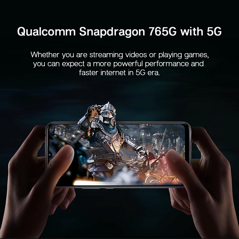 Глобальная версия Xiaomi Mi 10 Lite 5G смартфон 6 ГБ 64 Гб Snapdragon 76 67 'ɺmoled 48MP Quad камеры 4160