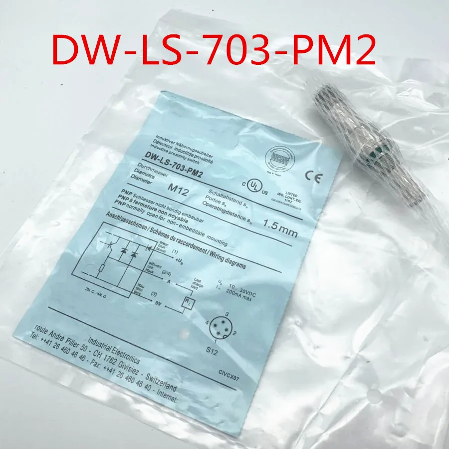 Novo do Interruptor da Resistência de Alta Pressão de Dw-ls-703-pm2 Sensor Contrinex M12