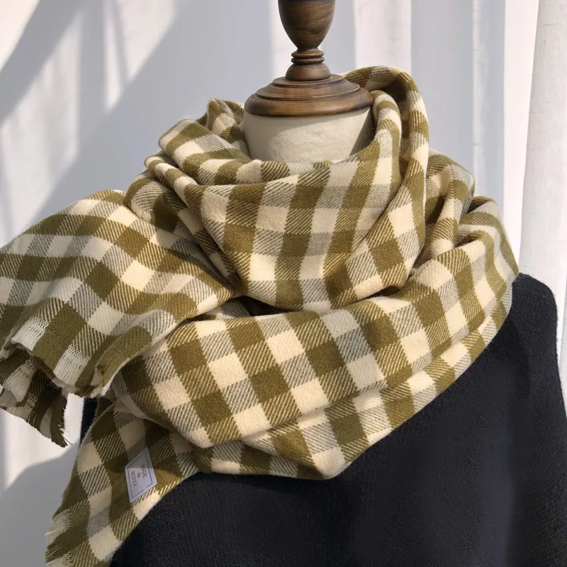 

Autumn and Winter Fashion Elegant Ladies Cashmere Shawl Trend Versatile Warm and Cold-proof Scarf WJZ094-WJZ095