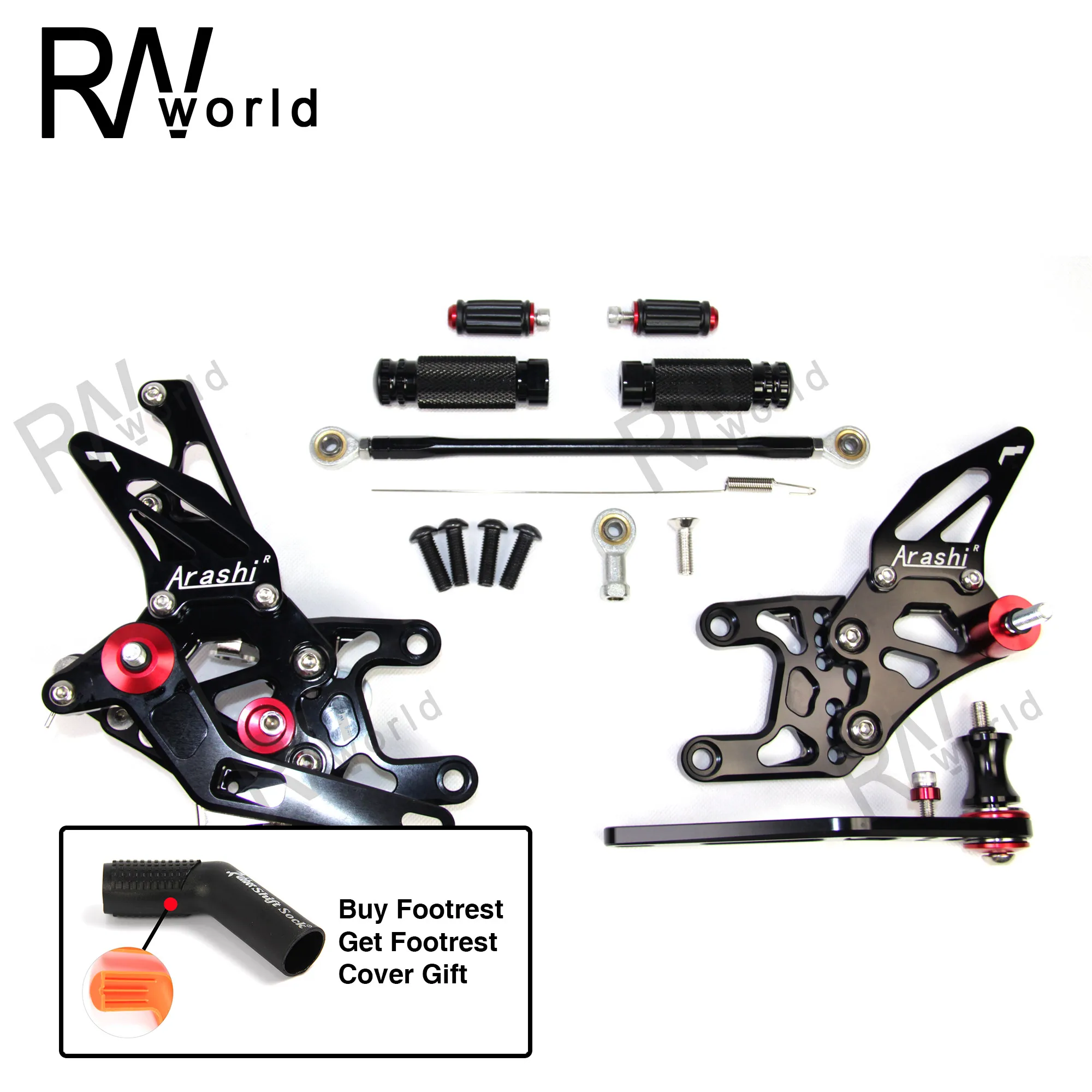 Регулируемая подставка для ног мотоцикла с ЧПУ HONDA CBR1000RR 2008-2011 CBR1000 CBR 1000 RR 2009 2010