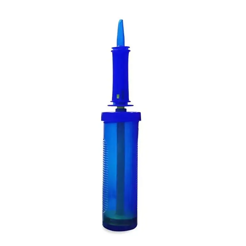 

Portable Transparent Air Balloon Inflator Manual Balloon Inflator Simple Hand Push Type Two-Way Pump Balloon Accessories