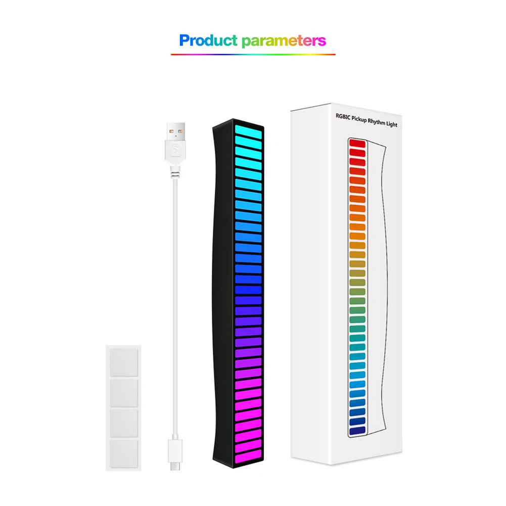 RGB-подсветильник музыкальная с управлением звуком 32 светодиосветодиодный |