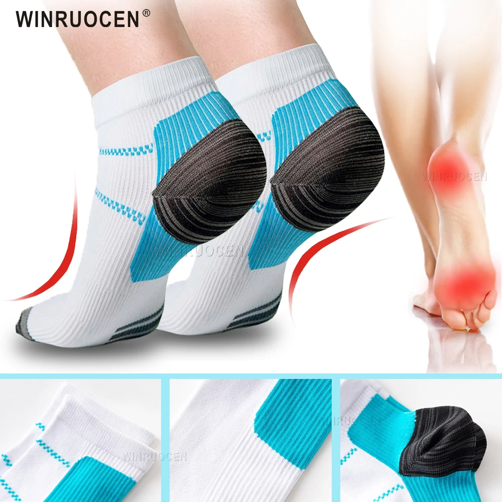 

WINRUOCEN Compression Socks For Plantar Fasciitis Foot Pad Heel Spurs Arch Pain Comfortable Socks Venous Ankle Sock Insoes
