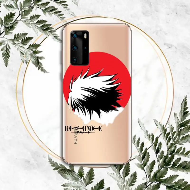 

Anime death note misa Ryuk Phone Case Transparent for Samsung A71 S9 10 20 HUAWEI p30 40 honor 10i 8x xiaomi note 8 Pro 10t 11