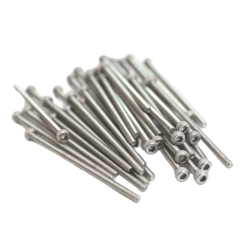 

50pcs M1.4 M1.6 M2 M2.5 304 A2 Stainless Steel Grade 12.9 DIN912 Hexagon Hex Socket Head Cap Allen Bolt Screw