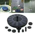 Набор для полива фонтанов, 7 в, солнечный насос, погружной водопад, плавающая солнечная панель, водяной фонтан для сада