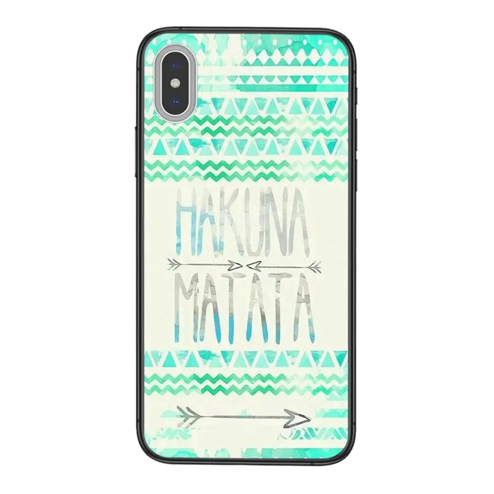 Мягкий чехол для Huawei Honor 8A 8C 8X 9 9A 9I 9X 10 10I 10X 20 20I 20S V10 V40 Lite P9 Hakuna Matata Aztec | Мобильные