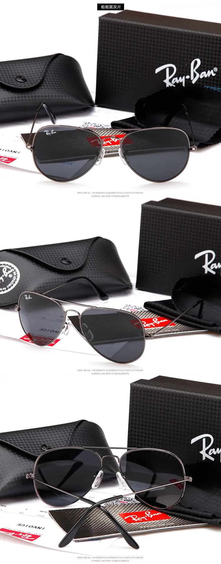 Rayban RB3025 поляризованные солнцезащитные очки мужские RayBan авиационные очки для вождения мужские солнцезащитные очки для мужчин ретро женщин Gafas 3025