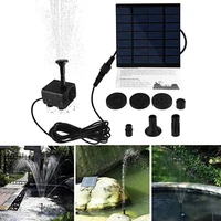 hot sales solar powered mini fountain garden brushless water pump jet sprayer pool decor