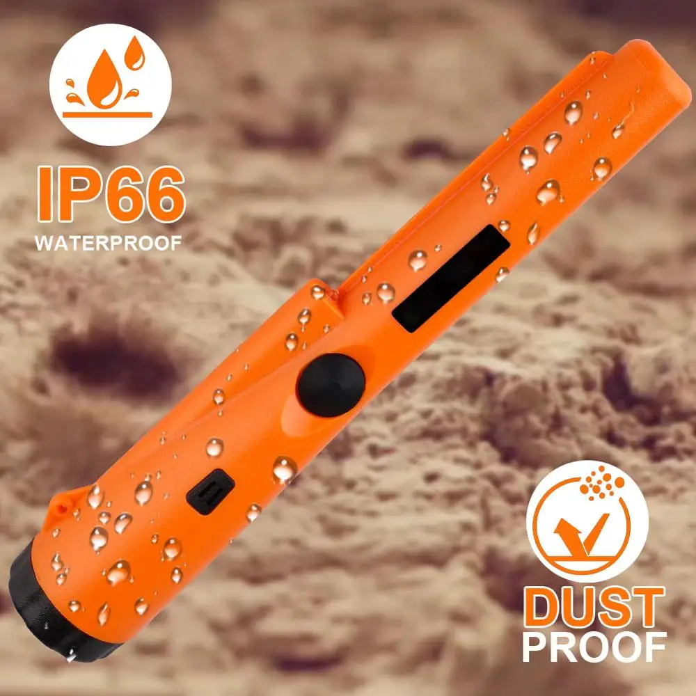 IP66 водонепроницаемый металлоискатель детектор золота указатели GP360 детектор указатель кабель искатель указки
