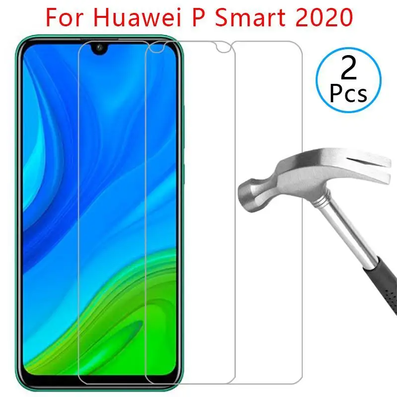 

For Huawei P Smart 2020 2019 Toughened Glass on Huawai P Smart Psmart 2020 2019 Light Protection Film Full Cover