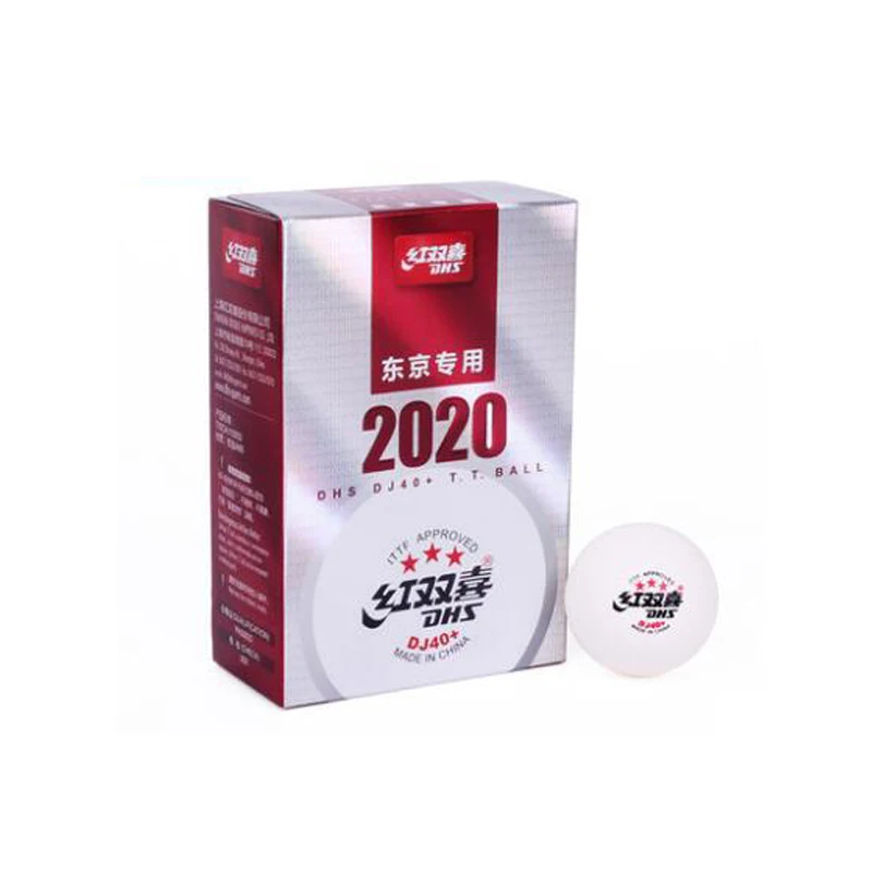 DHS DJ40+ 3-Star BUSAN World TOKYO Games ITTF 3 Star D40+ Tour Table Tennis Ball Plastic ABS Ping Pong Balls -40 | Спорт и