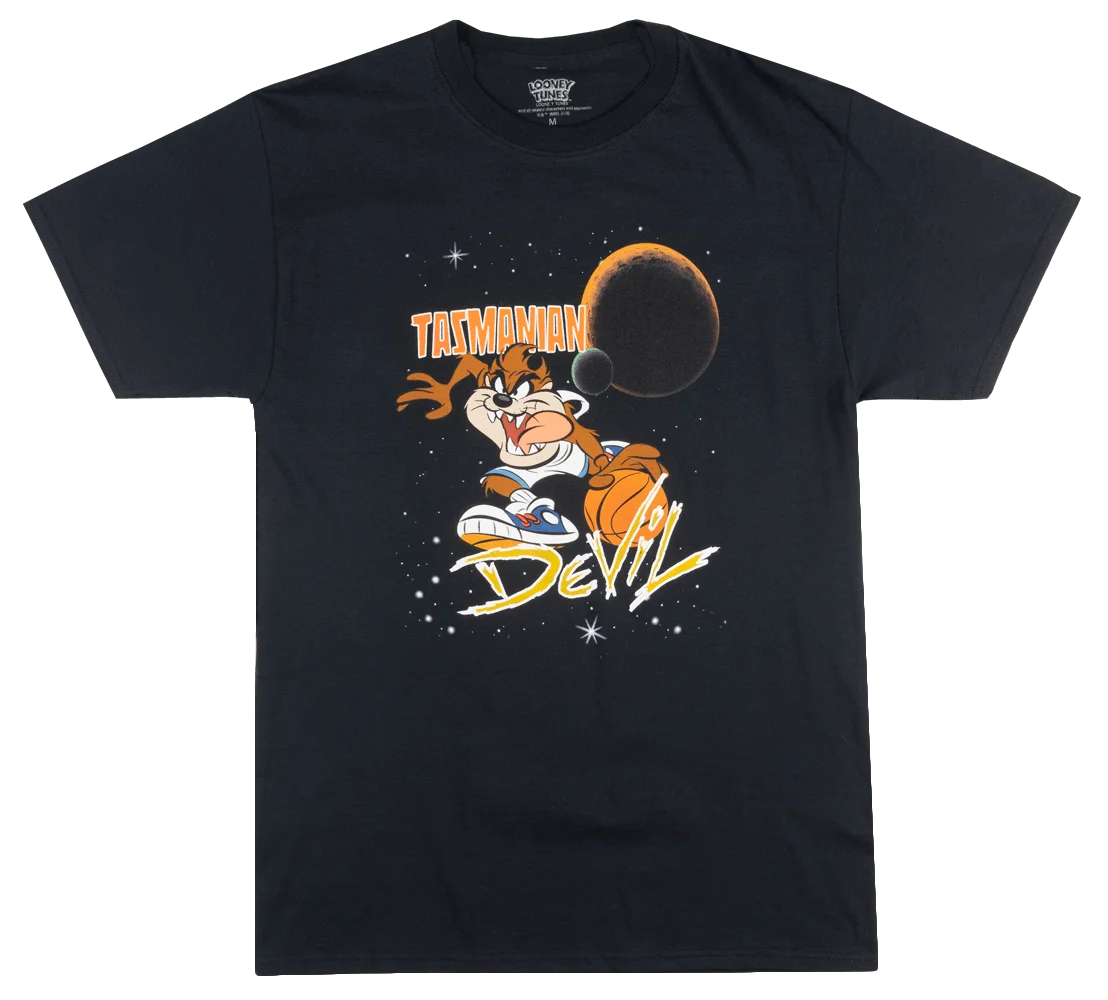 LOONEY ttes TAZMANIAN DEVIL баскетбольная Футболка мужская футболка с рисунком из