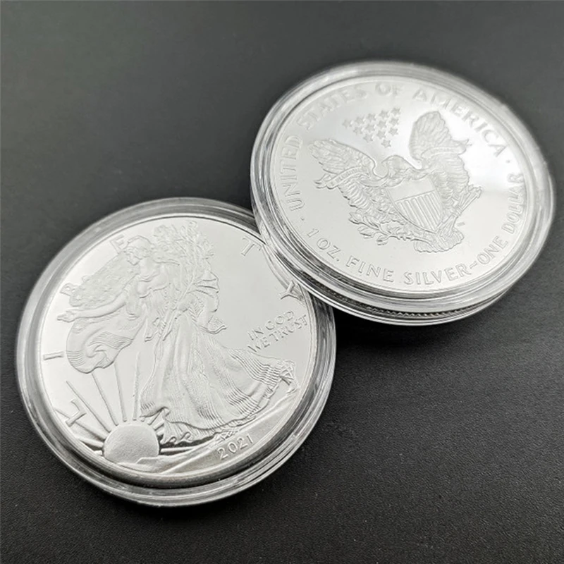 

New United Statue of Liberty Challenge Coin 1 oz Fine Silver Collectibles America Coins New Year Gift Fine Collection
