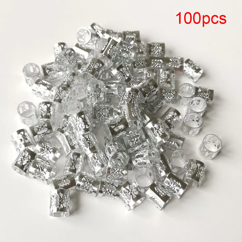 100 шт инструмент мини украшения дреды манжеты легко использовать Расширение DIY