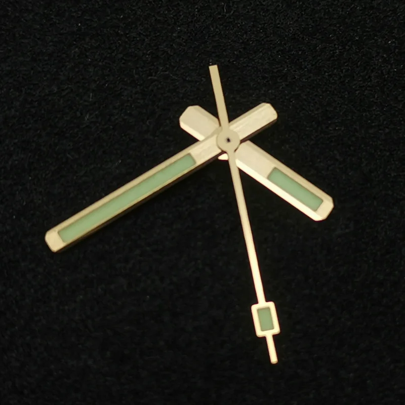 Seiko Modify Golden/Steel Super Green Luminous 62 Mas Watch Hand Suitable For NH35/36/4R/6R Automatic Movement