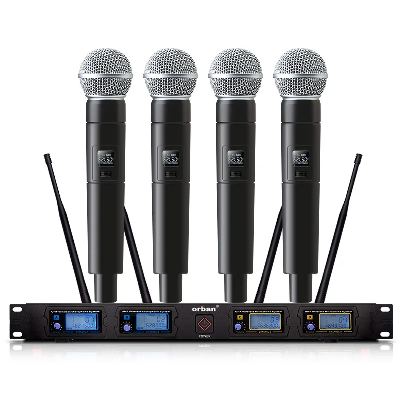 Профессиональный беспроводной микрофон UHF Семья КТВ караоке сценическая