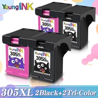 remanufactured replacement ink cartridge for hp 305 hp 305 xl 305xl youngink for hp deskjet 1210 1212 2710 2720 4110 printer