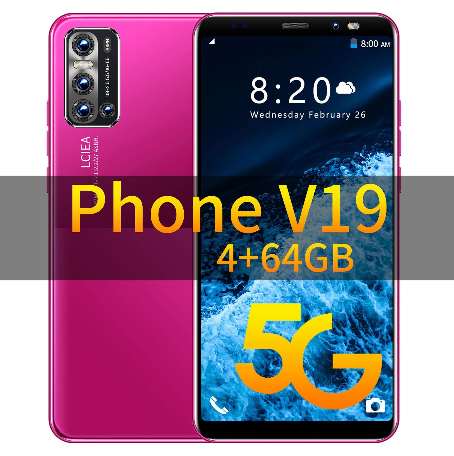 

5G V19 Global version VIVI 7.2" smartphone 8CORE 256GB 10-core 4 camera phone V19 gaming phone 5600mah 4G 5G