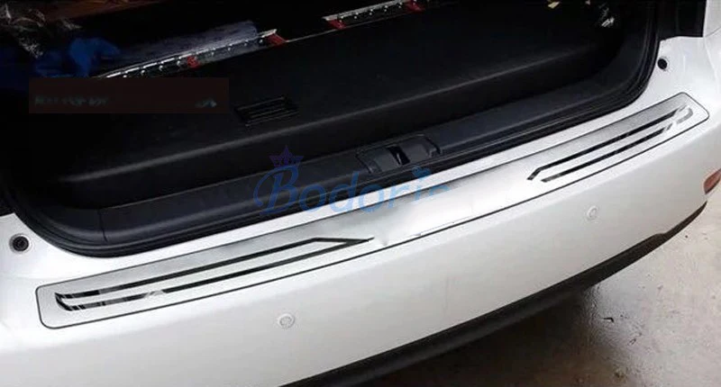 Защита заднего бампера Накладка на порог двери багажника отделка 2009 2015 Стайлинг