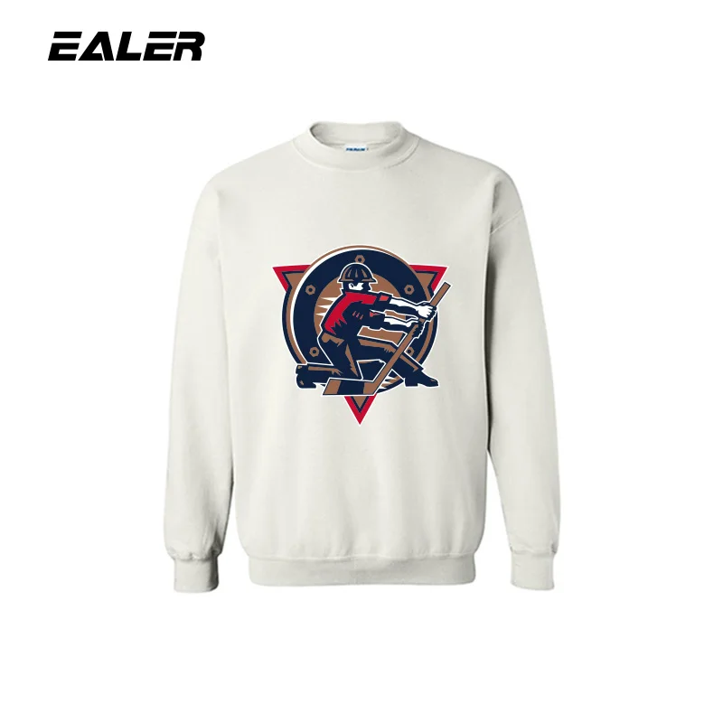 

JETS Men white Sports sweater Coat Fitness with logo for ice hockey fans Sweatshirt
