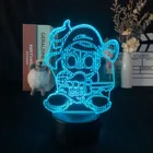 Аниме 3D Лавовая Лампа пятничная ночь Funkin Ночной светильник светодиодный RGB меняющий цвет ночной Светильник Bluetooth динамик Детские Поклонники подарок на день рождения