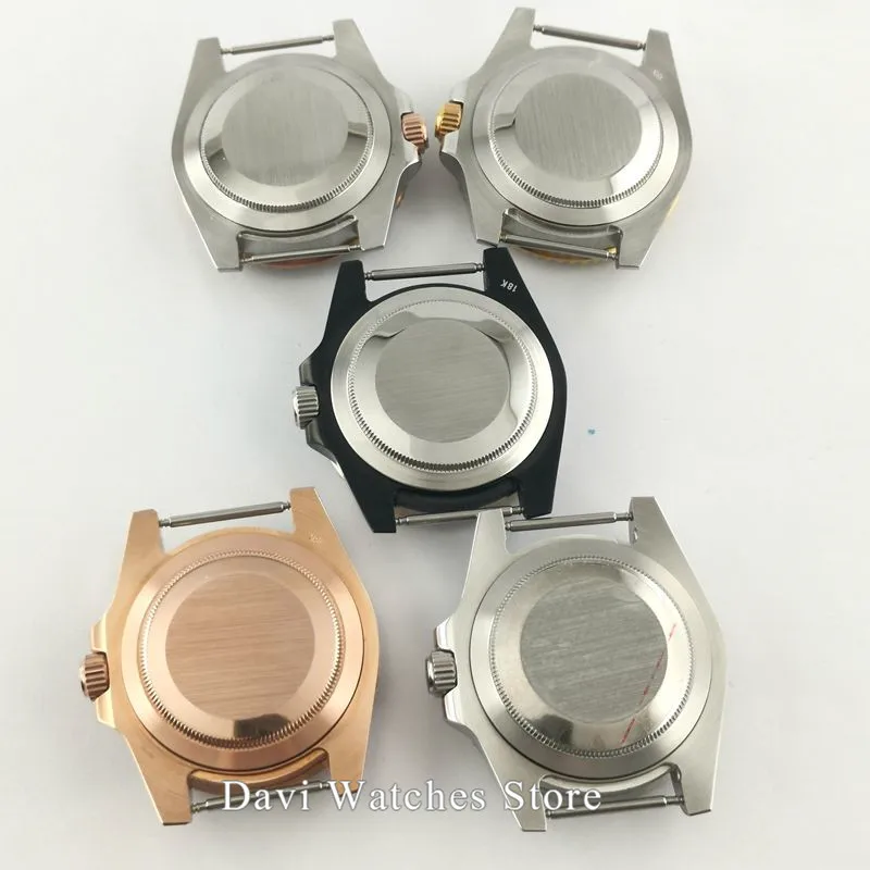 Запчасти для часов corgтело 40 мм полированный чехол с сапфировым стеклом подходит