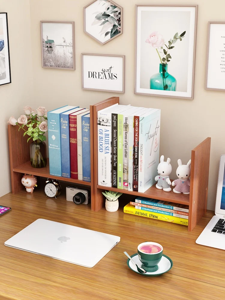 Простое украшение для книжной полки на столе полка хранения в студенческом