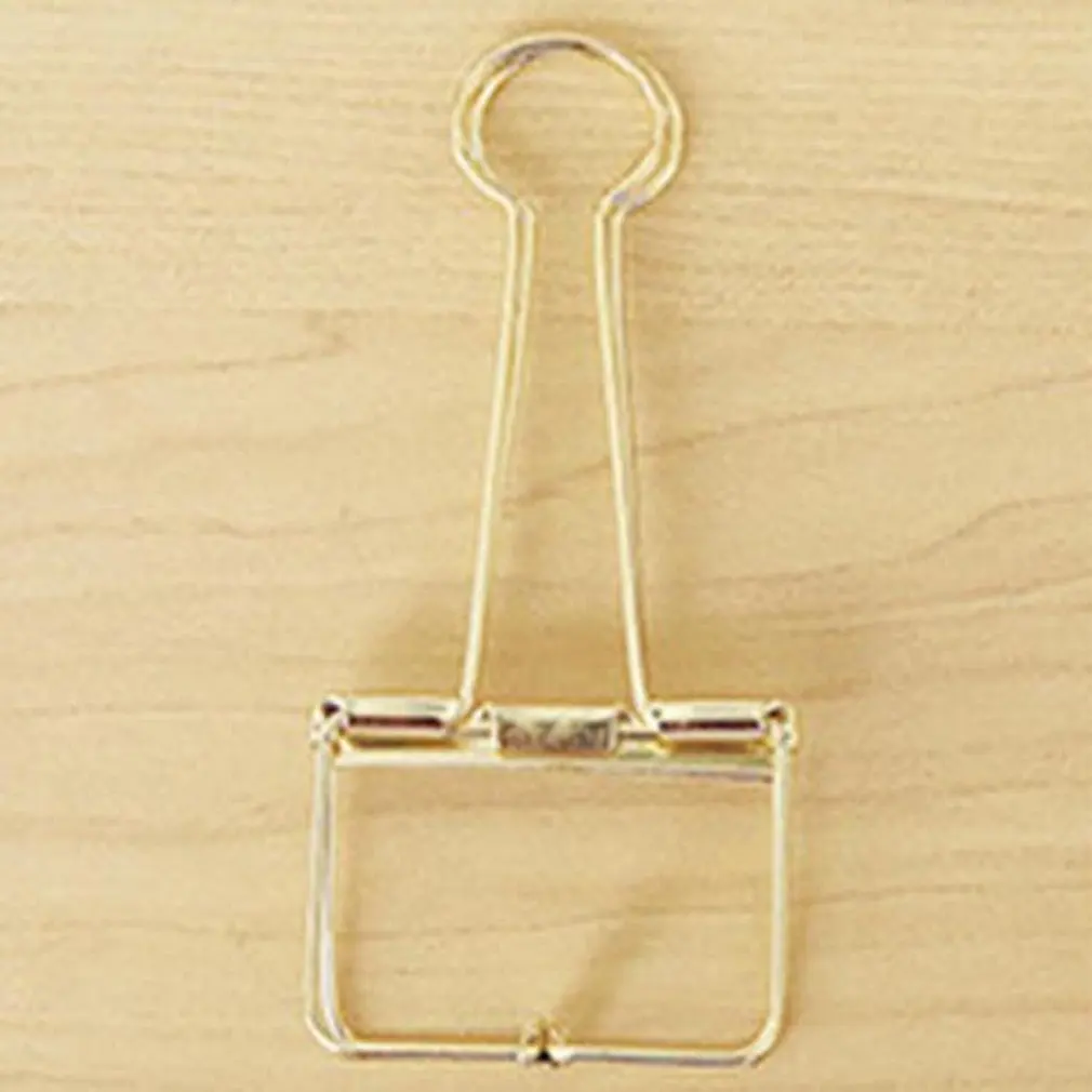 Креативный полый длинный зажим для хвоста простой металлический железная папка