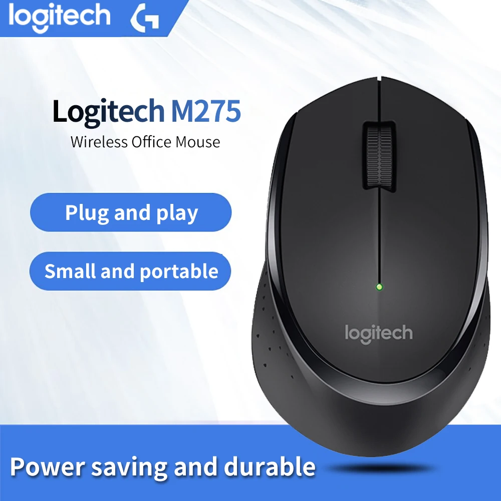 Logitech M275 2 4G Беспроводной Мышь игровой ноутбук PC оригинальный оптического