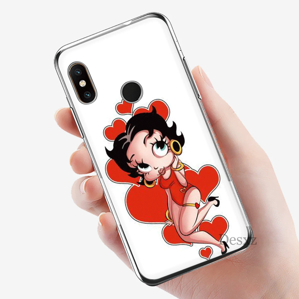Чехол для телефона Xiaomi Redmi GO 7 S2 4A 4X5 5A плюс 6 6A 7A K20 Pro крышка Betty Boop