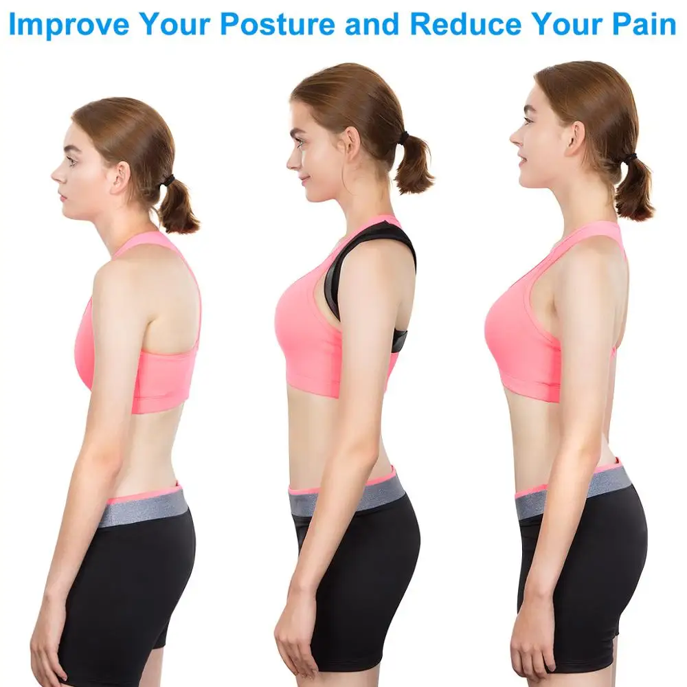 Регулируемый Корректор осанки под одеждой дизайн для женщин и мужчин верхняя