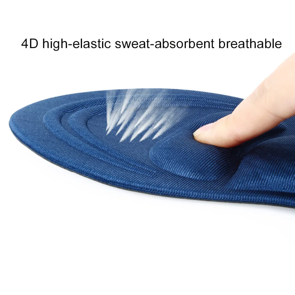 4D массажные стельки с бантиком для ног кроссовки мужчин и женщин амортизирующие