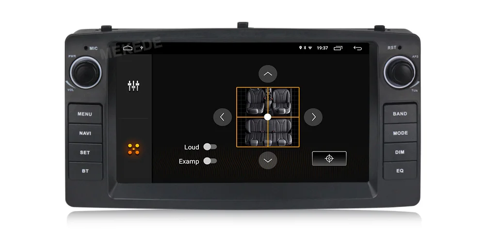MEKEDE Android 9,1 автомобильное аудио-Радио Стерео dvd-плеер для LADA Vesta 2G ram 32G rom с gps-навигацией wi-fi-мультимедиа BT