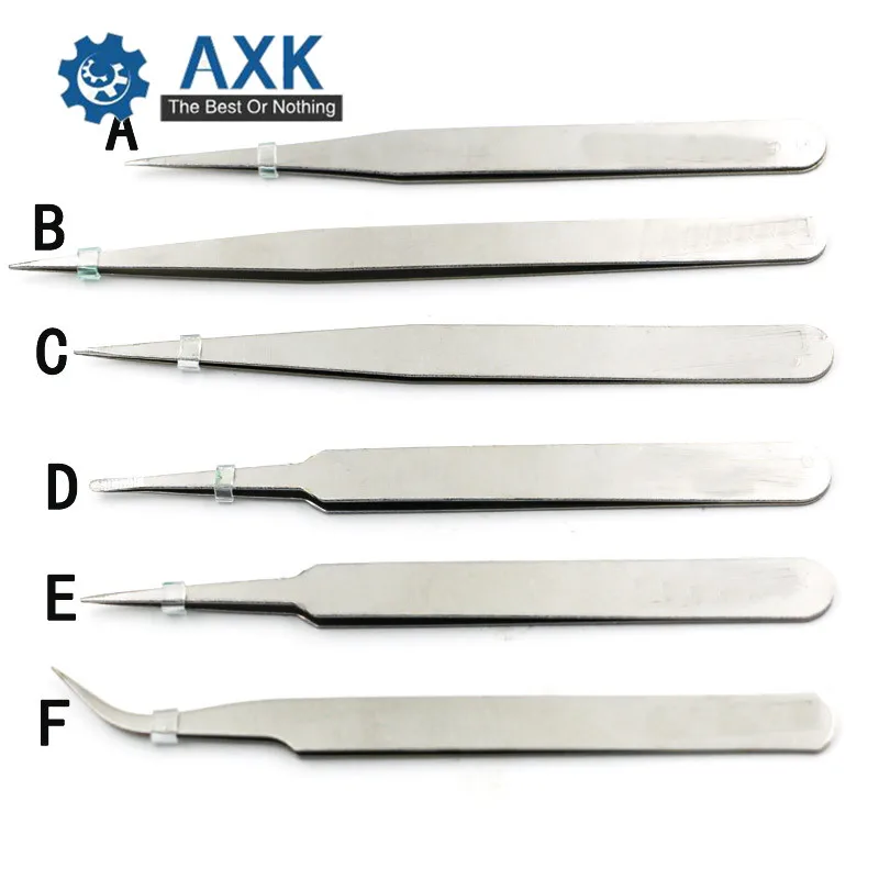 6pcs Tweezers Set Anti-Acid Non-Corrosive Maintenance Repair Tool part DT272 | Инструменты