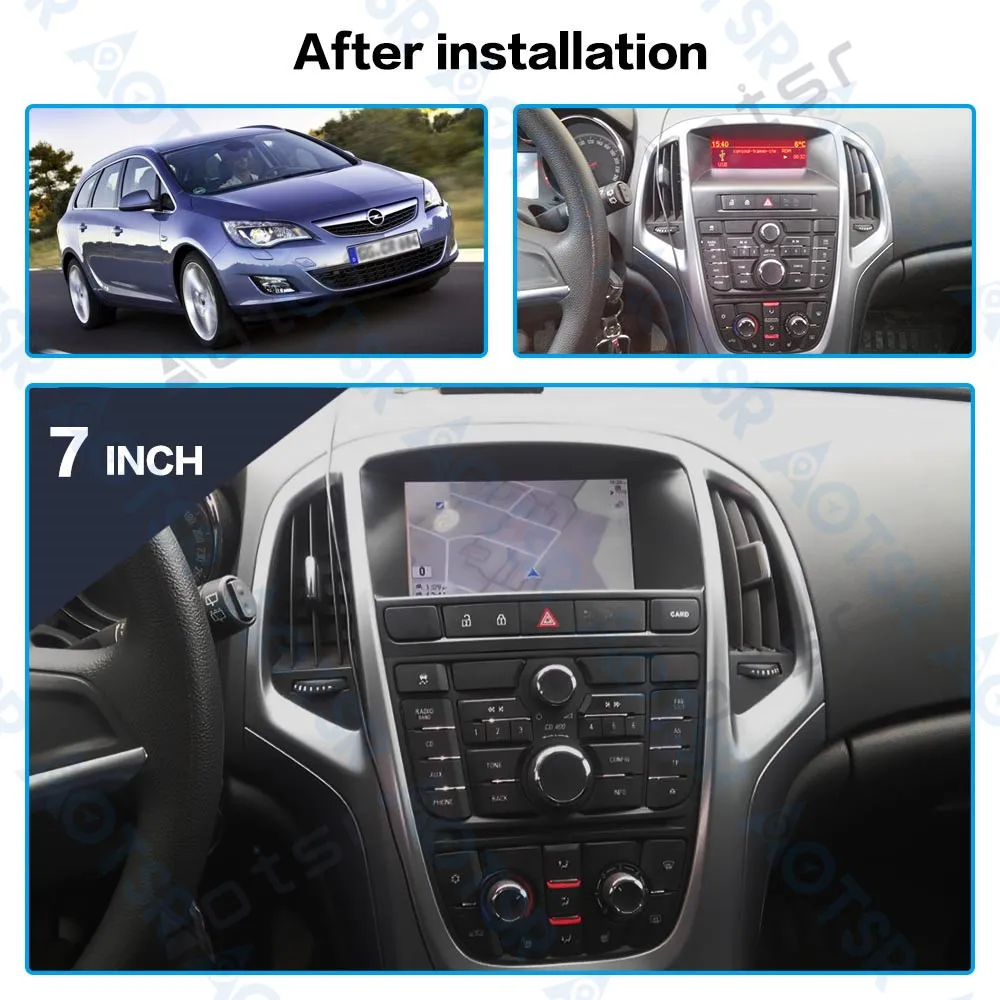 Автомобильный мультимедийный плеер PX6 Android 10 0 для автомобиля Opel Astra J 2010-2013 CD300 CD400
