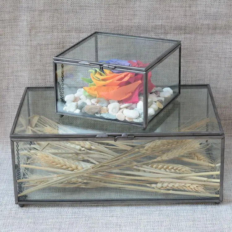 Шкатулка для хранения украшений шкатулка стеклянная декоративная украшения