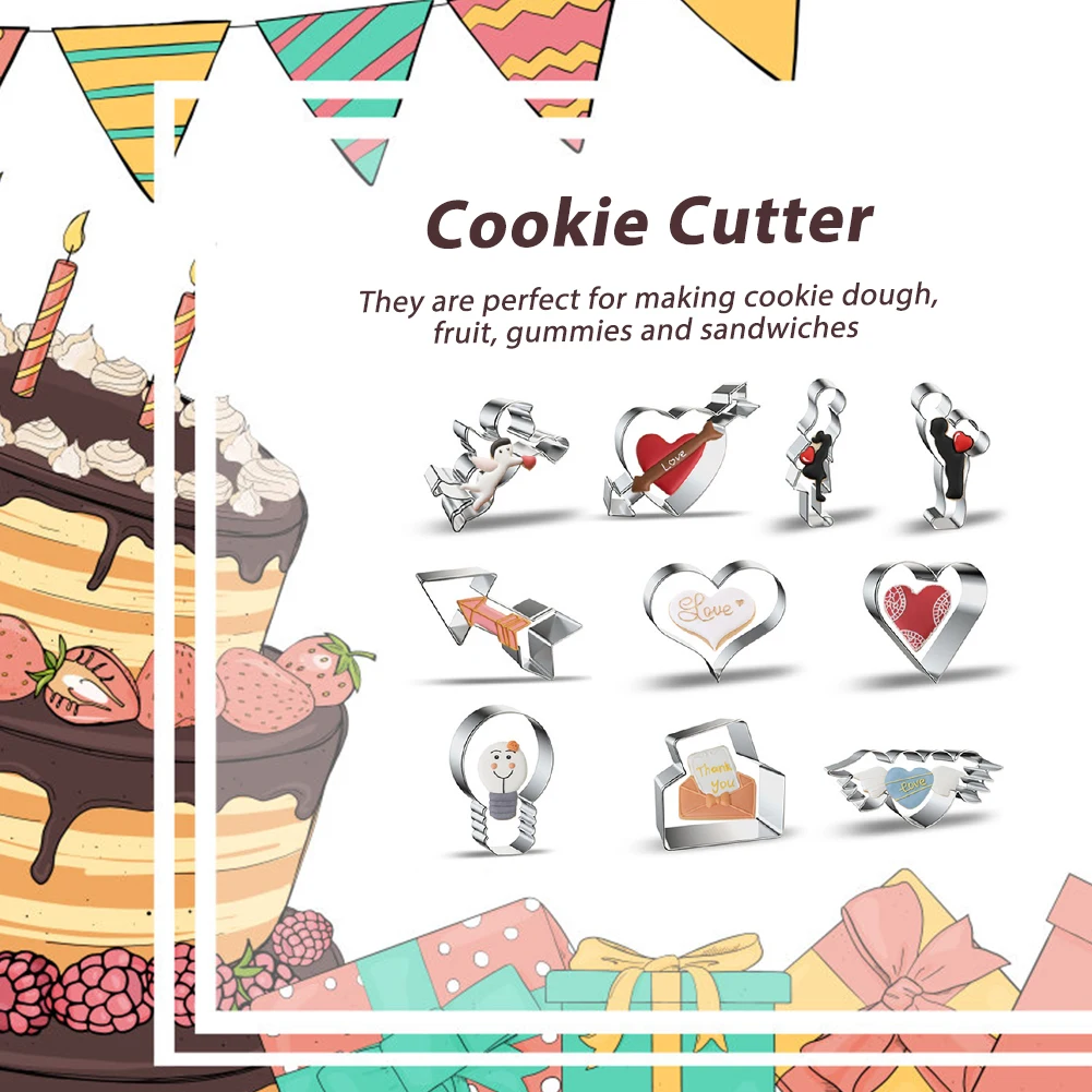 

Формы для выпечки, из нержавеющей стали, 10 шт./набор